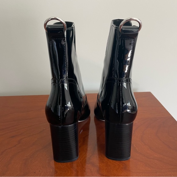 SOLD‼️Paige Callan Bootie in Black Patent Leather - Picture 4 of 10